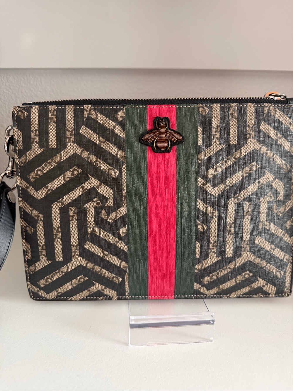 Gucci Caleido Bee Wristlet/Clutch